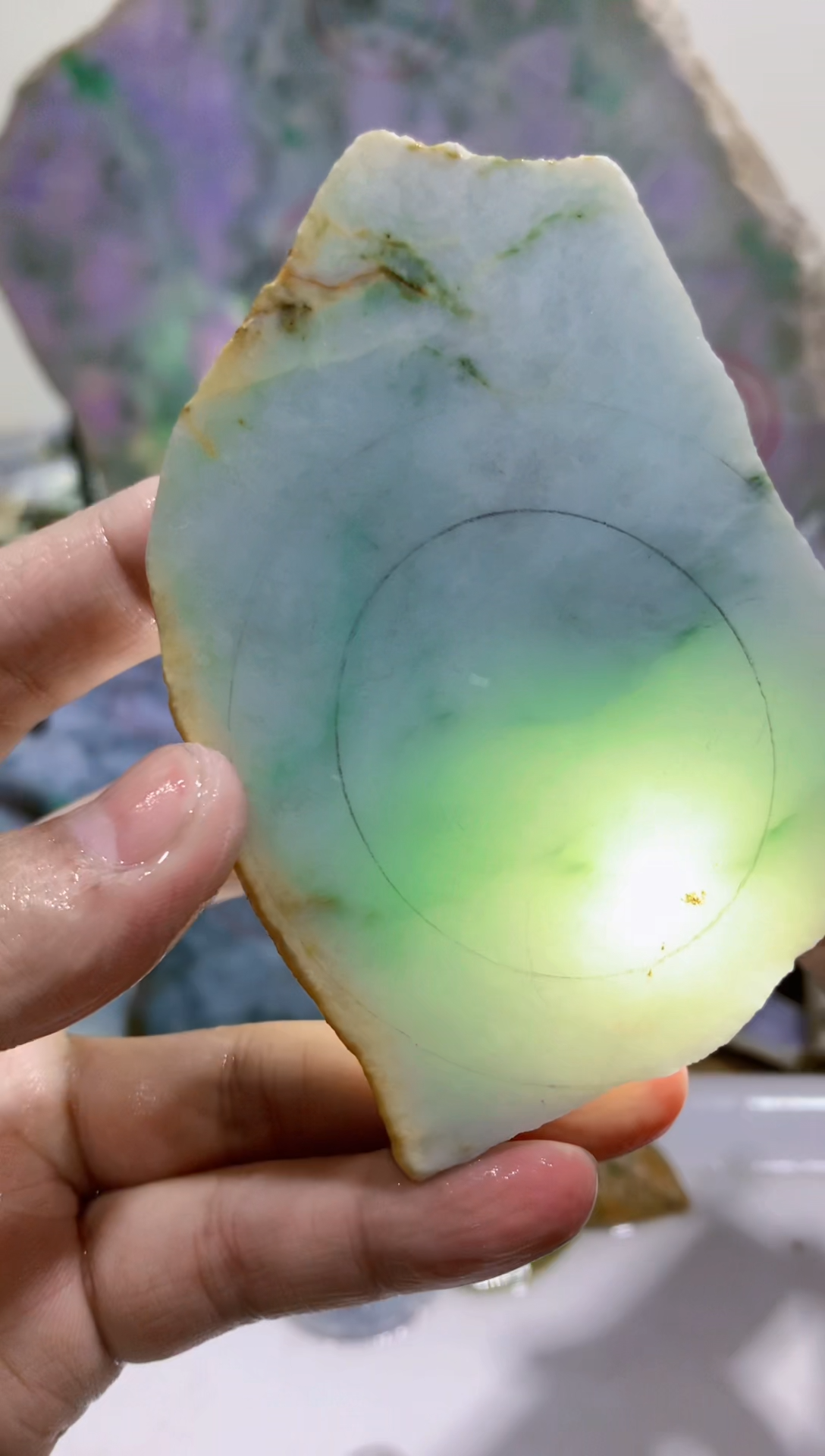 裸石翡翠0蒙0翡翠珠宝368