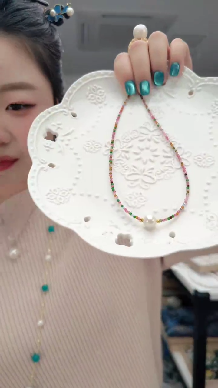 颈饰未镶嵌淡水珍珠0905单珠项链