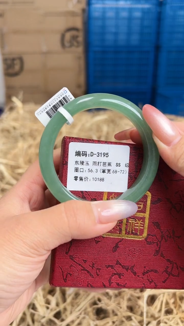 未镶嵌手镯石英质玉D-3195