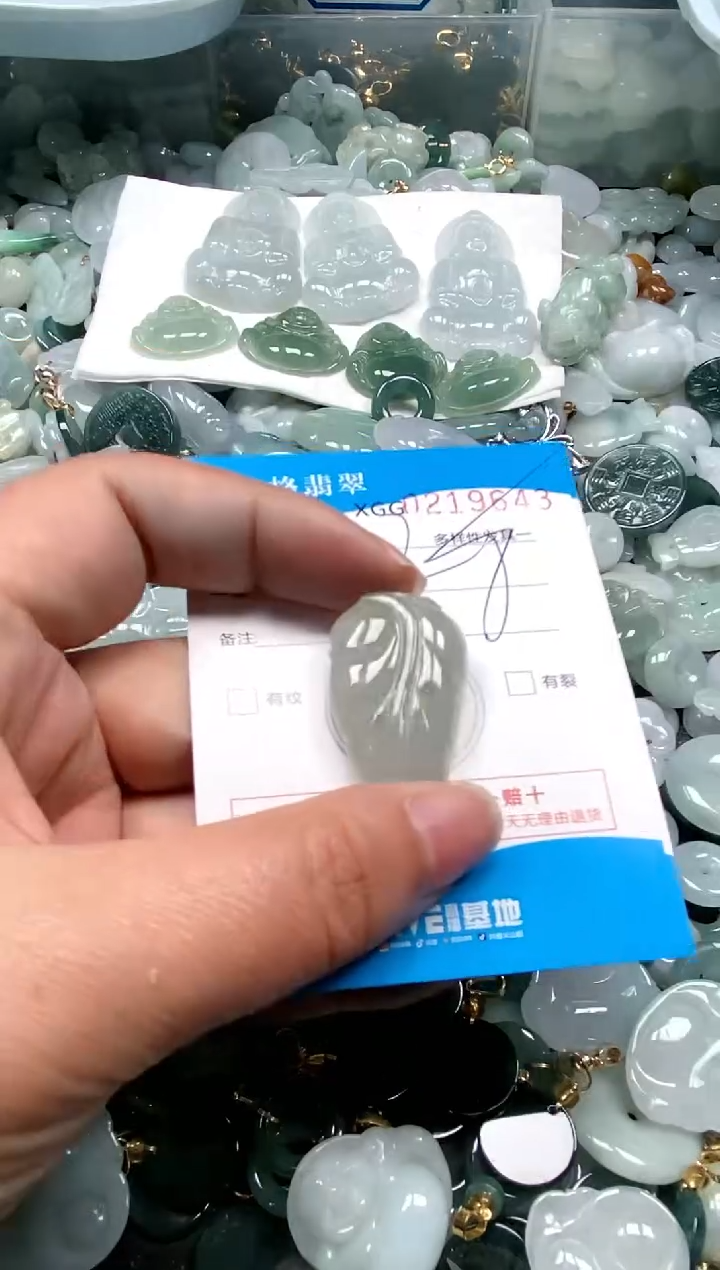 【闪购商品】翡翠颈饰未镶嵌闪购商品0219643