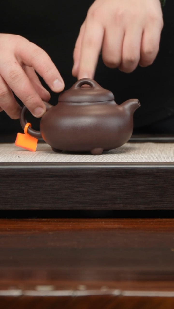 【闪购商品】紫砂茶壶三足喜瓢