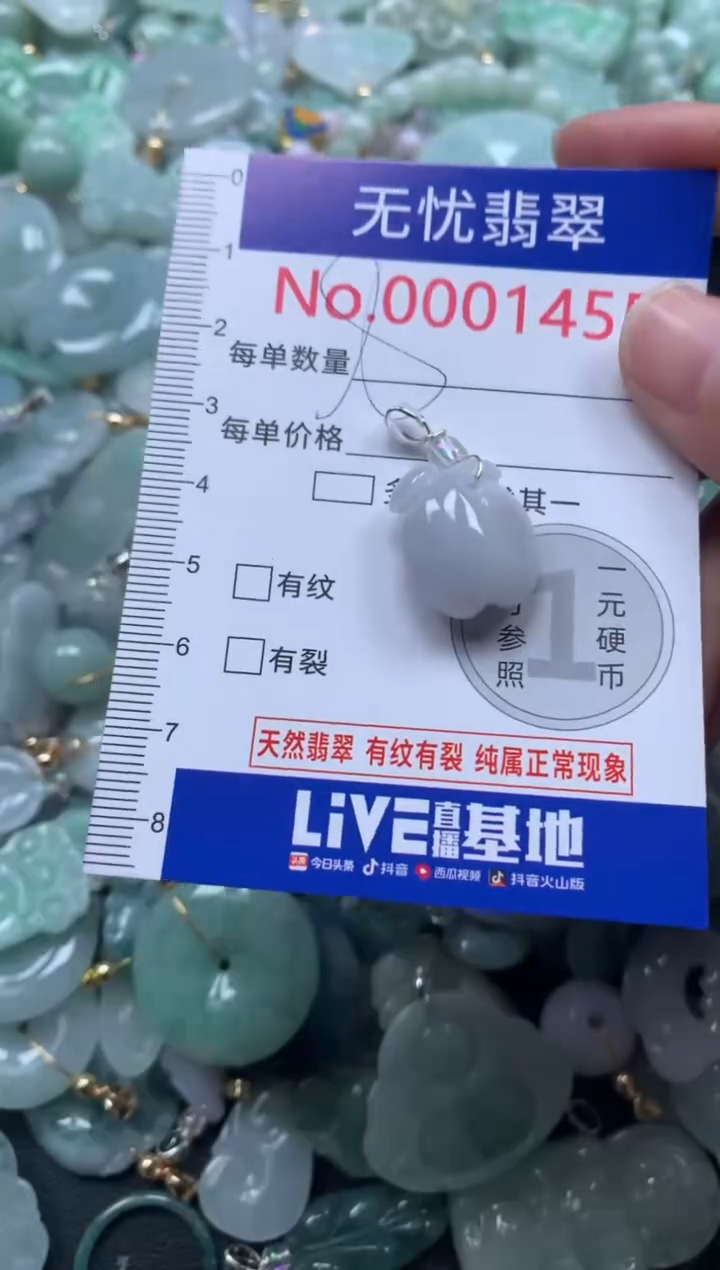 颈饰未镶嵌翡翠1455