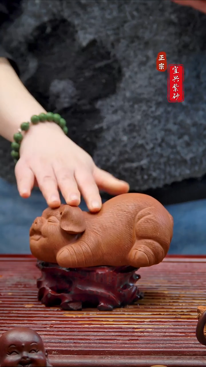 紫砂茶宠宜兴紫砂茶宠摆件