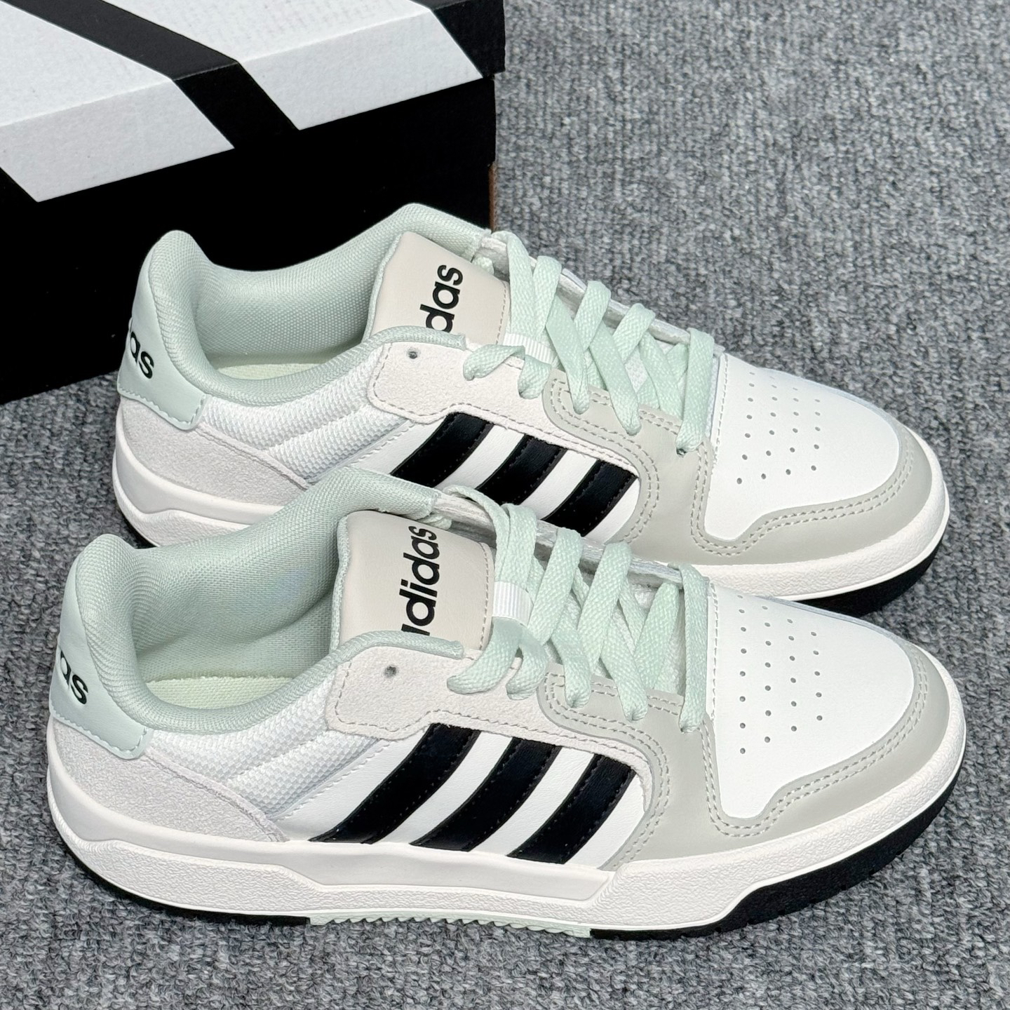 阿迪达斯板鞋男2025新款Entrap低帮板鞋学生休闲鞋运动鞋女JI2546