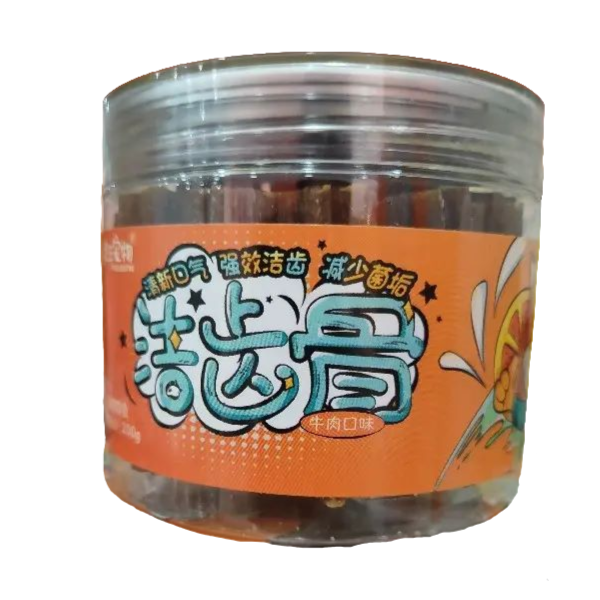 PRECIOUSTIME/拾年宠物洁齿骨200g 牛肉口味