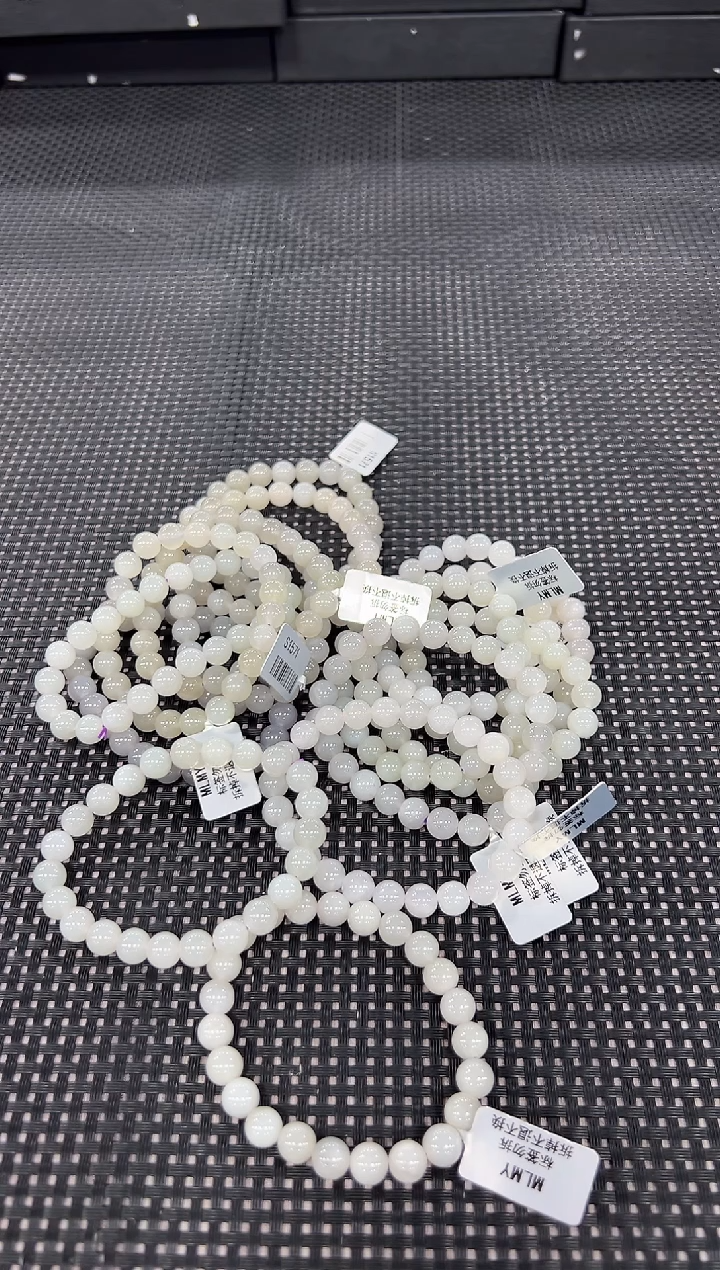 手串未镶嵌和田玉  约8mm+（多样性发一件）1571