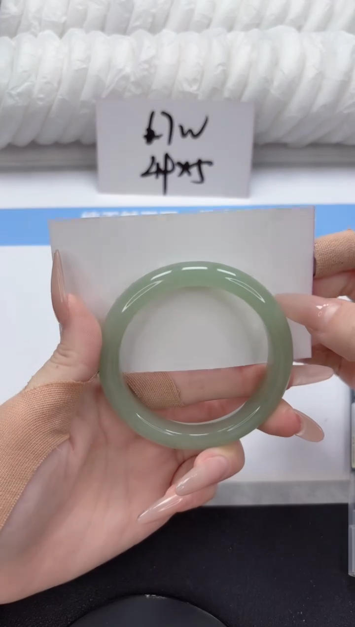 【闪购商品】石英质玉未镶嵌手镯A212-57.2