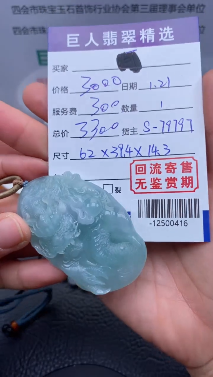 【闪购商品】翡翠颈饰未镶嵌-12500416
