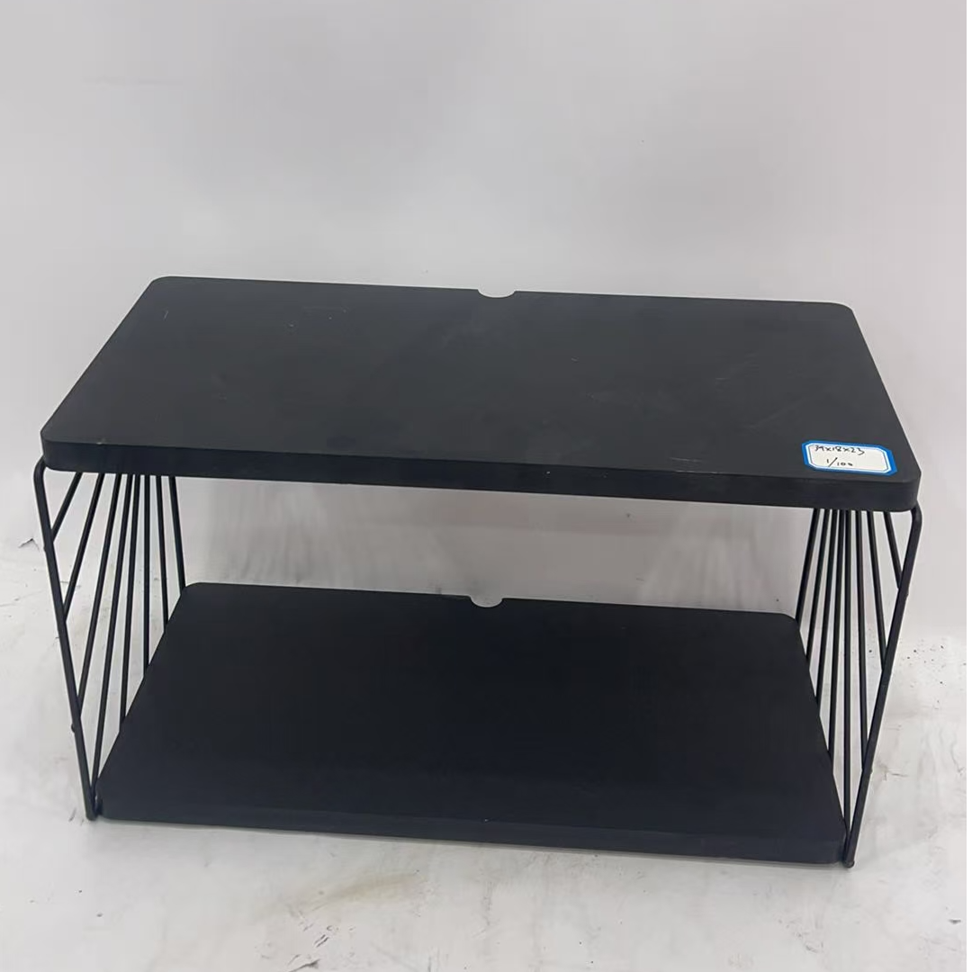 家用客厅厨房收纳桌面储物架收纳橱柜内隔板调味料盘子锅架035