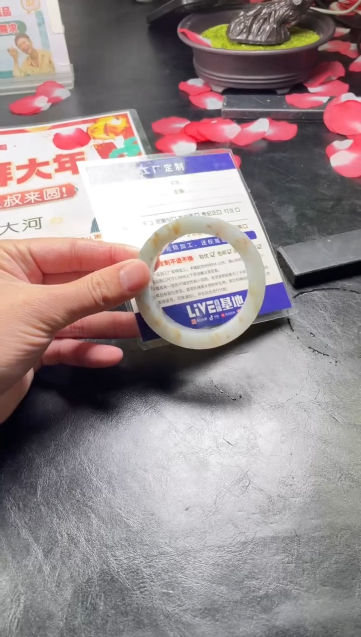 【闪购商品】定制翡翠手镯未镶嵌手镯ZML/DZS