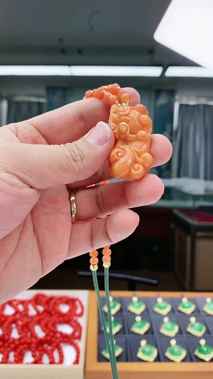 【闪购商品】翡翠颈饰未镶嵌D287吊坠