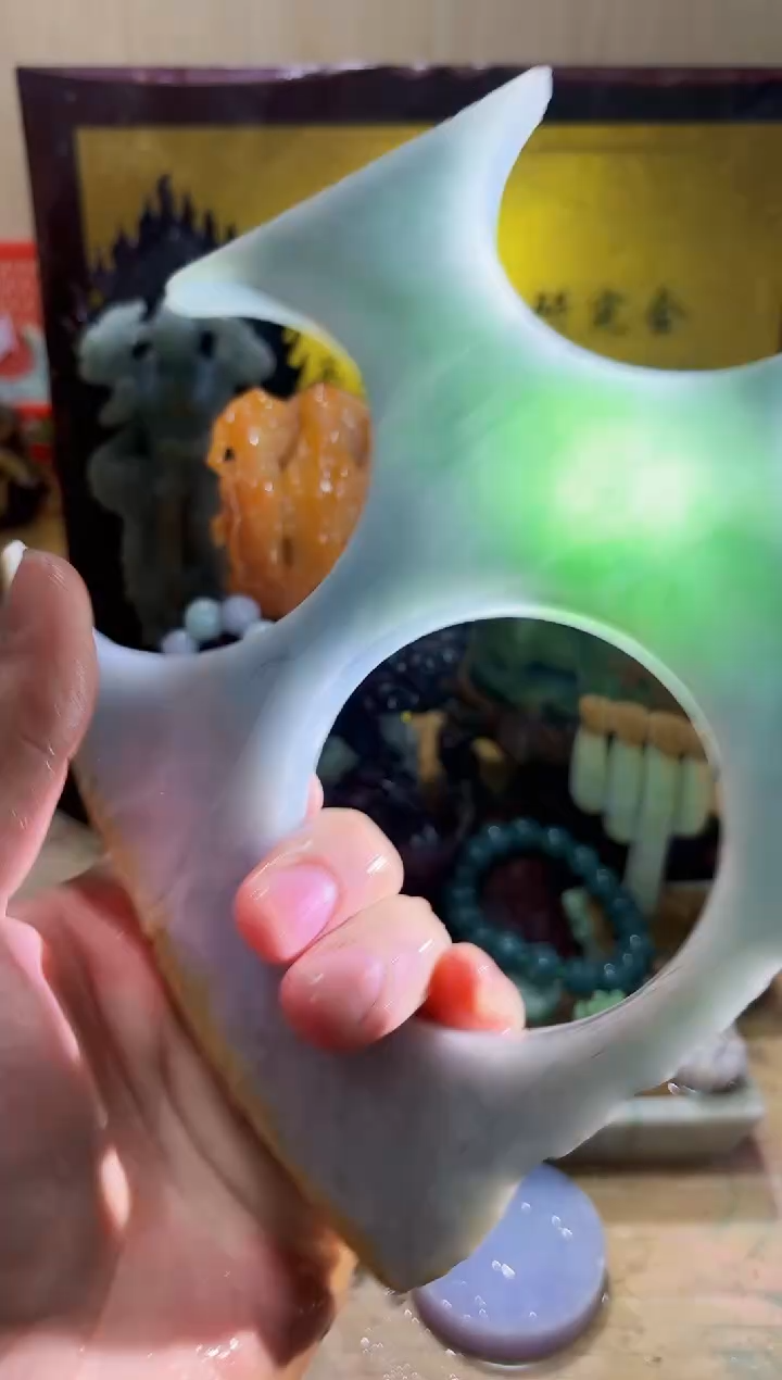 未镶嵌挂件翡翠A货常星7731