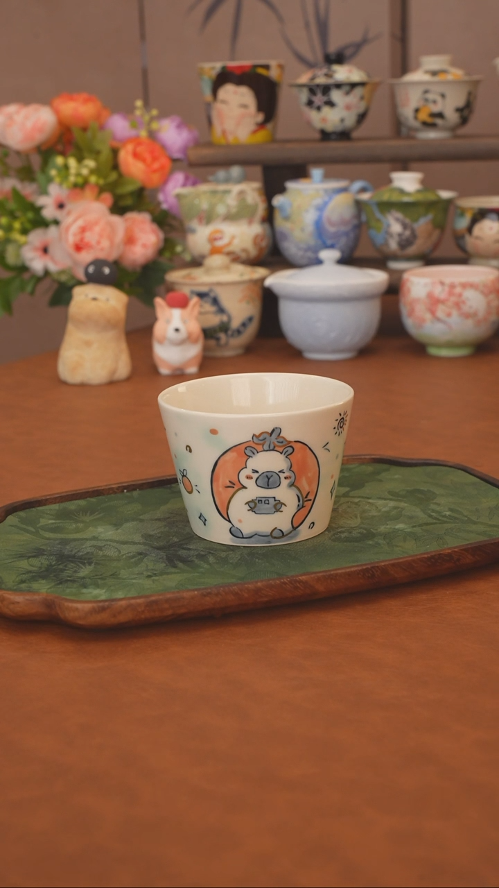 柯柯 卡皮巴拉猪口杯