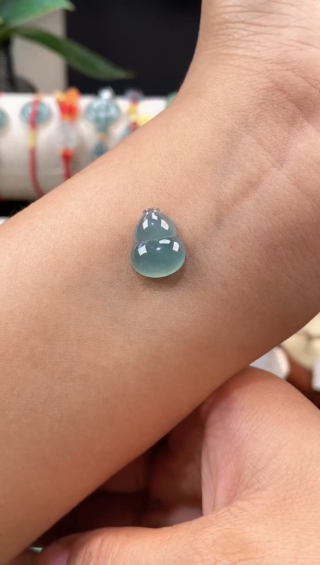 翡翠裸石葫芦裸石