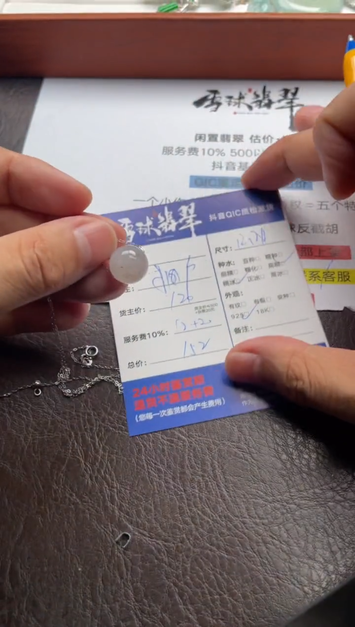 翡翠银S925镶嵌颈饰1591816250HHH