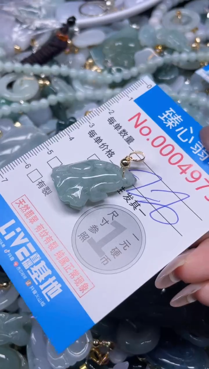 颈饰未镶嵌翡翠4975