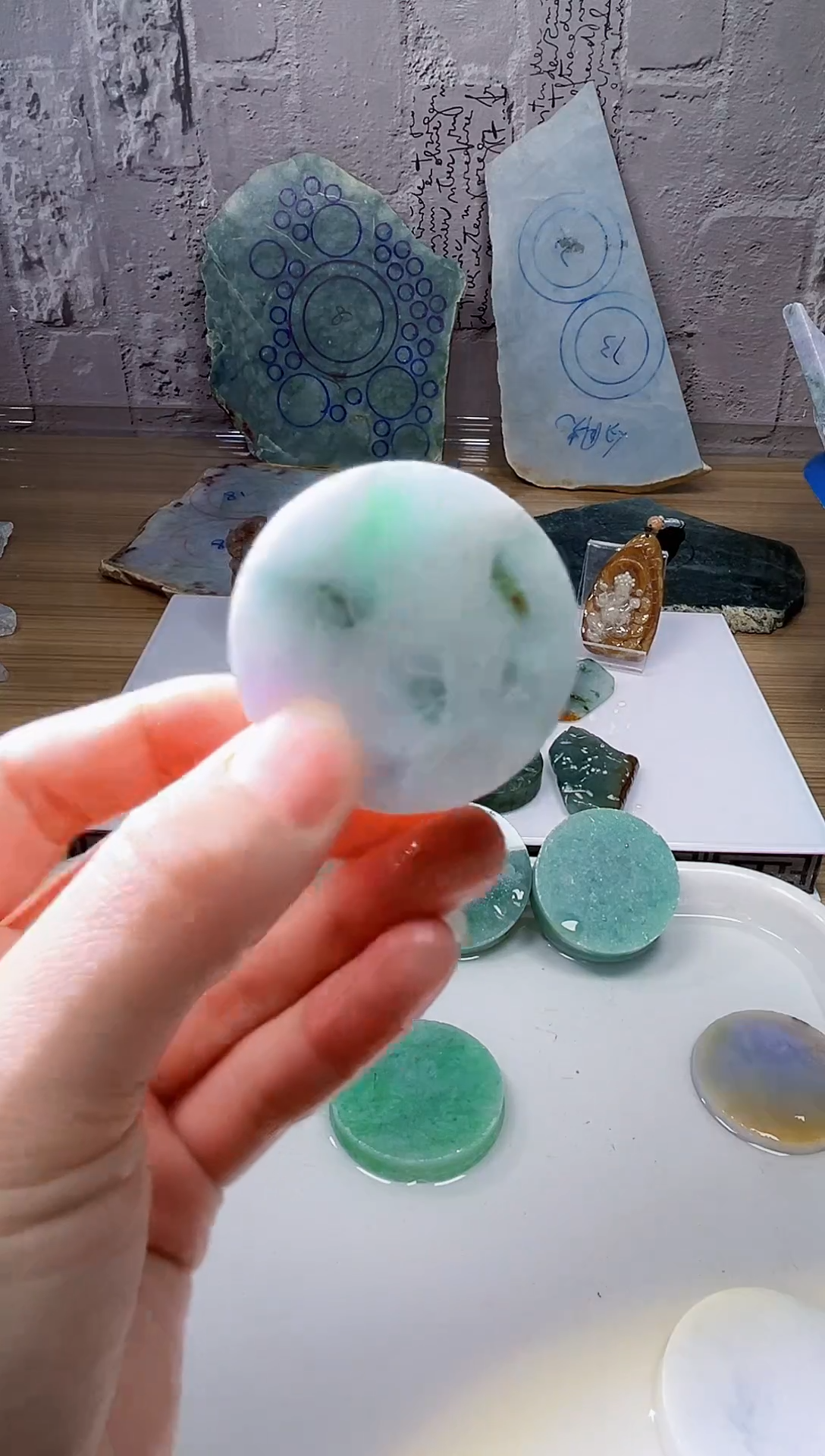 裸石翡翠天然翡翠A货余 南 904