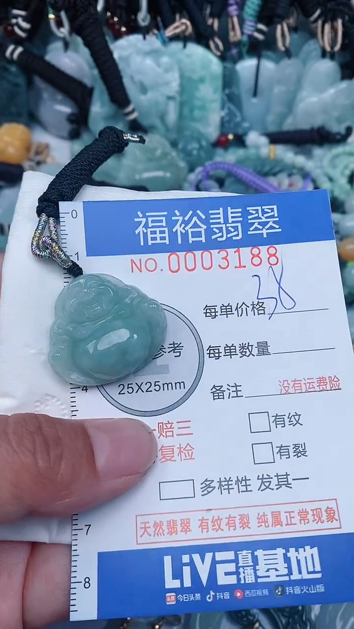 【闪购商品】翡翠颈饰未镶嵌...0003188