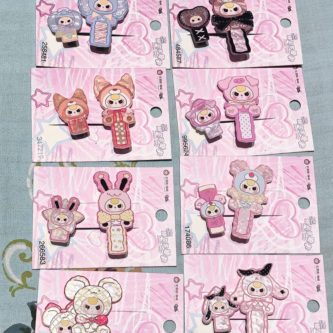 猜猜乐 可爱娃三岁发夹盲盒