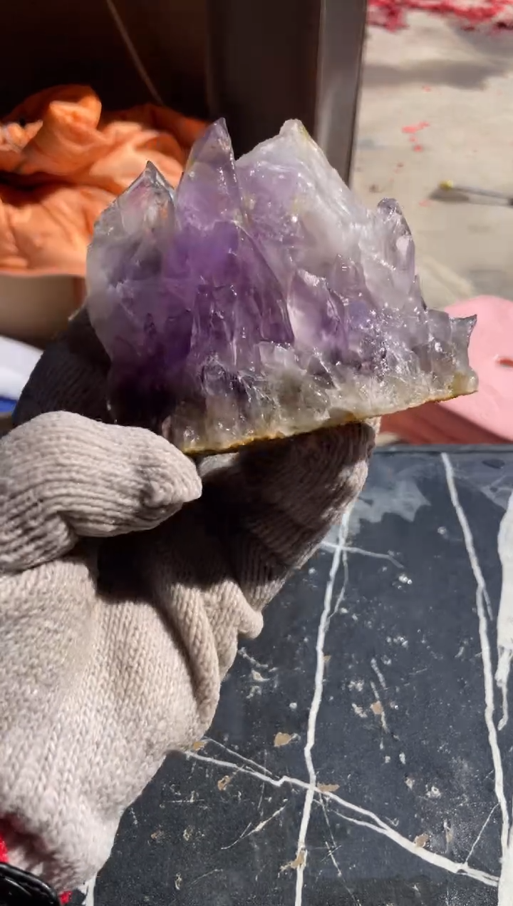 【闪购商品】紫晶原石未镶嵌天然紫水晶原石摆件