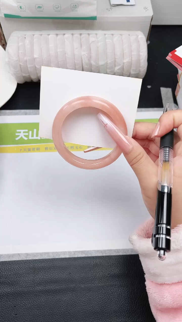 未镶嵌手镯石英质玉40-54
