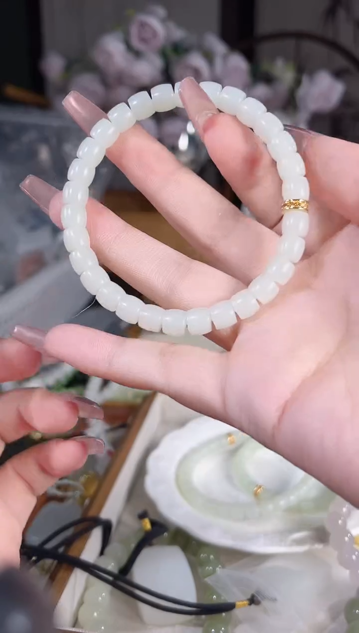 手链未镶嵌和田玉多样性发货其一默认天然特征