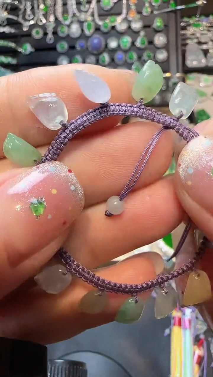 【闪购商品】翡翠手绳未镶嵌手串