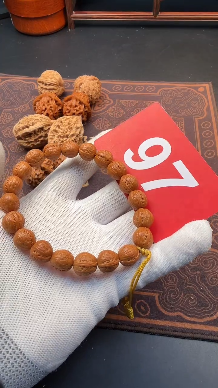 把件文玩核桃11玉玲珑手串