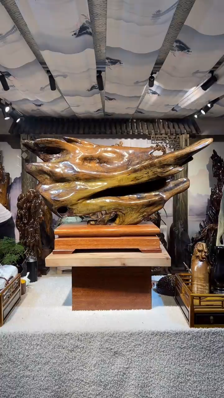 【闪购商品】金丝楠金丝楠小叶桢楠摆件 104-65-33