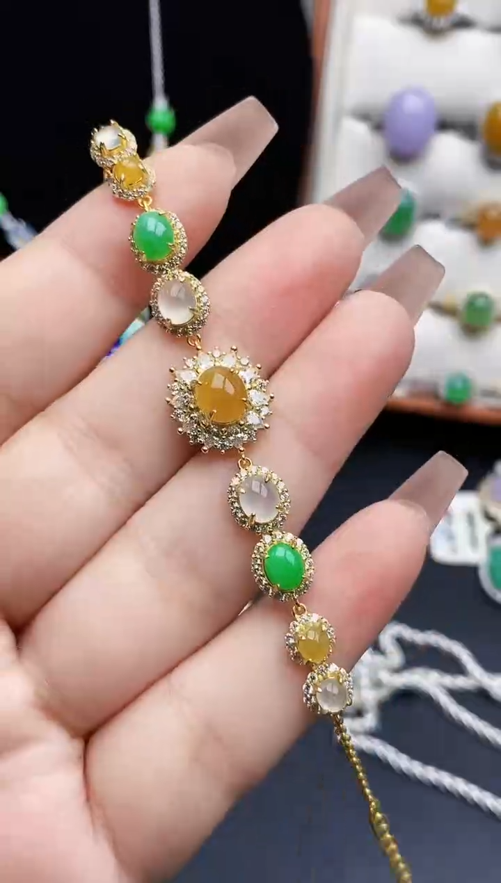 银S925镶嵌戒指翡翠1425