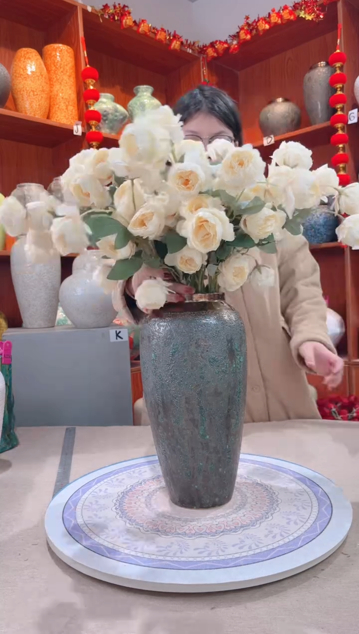 【闪购商品】瓶青铜 大号 陶瓷花瓶 无花3