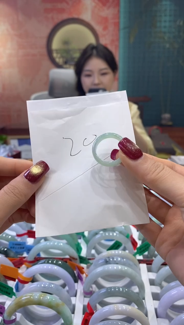 【闪购商品】翡翠戒圈未镶嵌多人06161