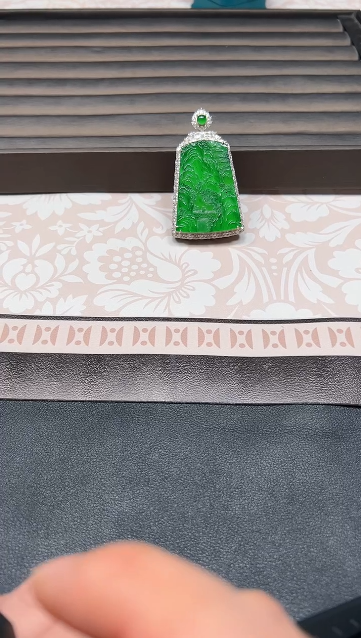 未镶嵌戒指翡翠天然的A货翡翠戒子