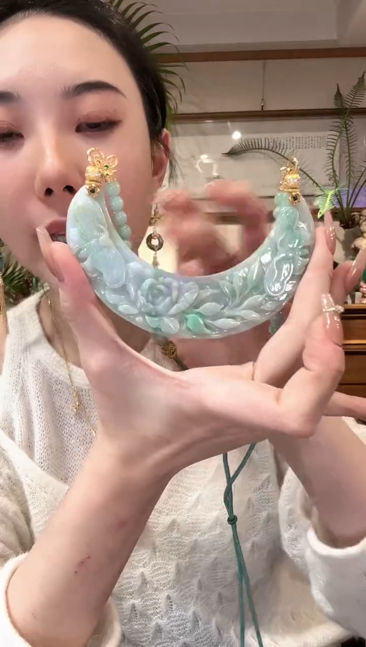 【闪购商品】翡翠颈饰未镶嵌国风