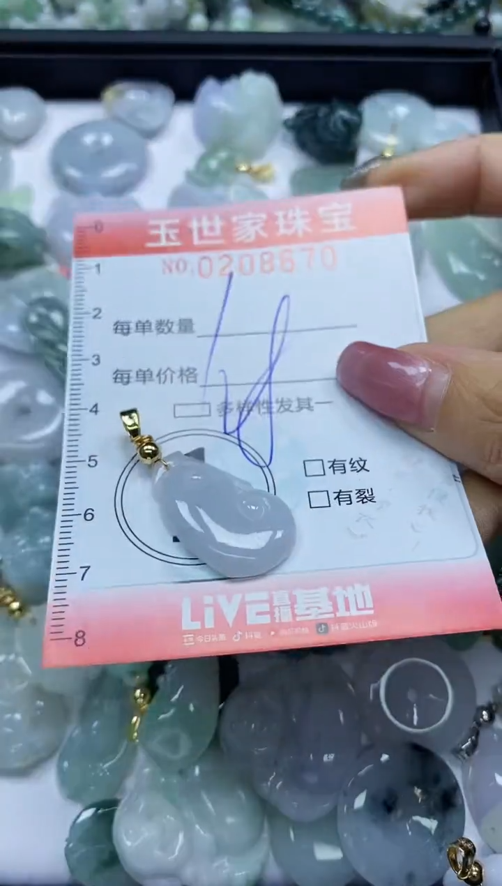 【闪购商品】翡翠颈饰未镶嵌闪购0208670