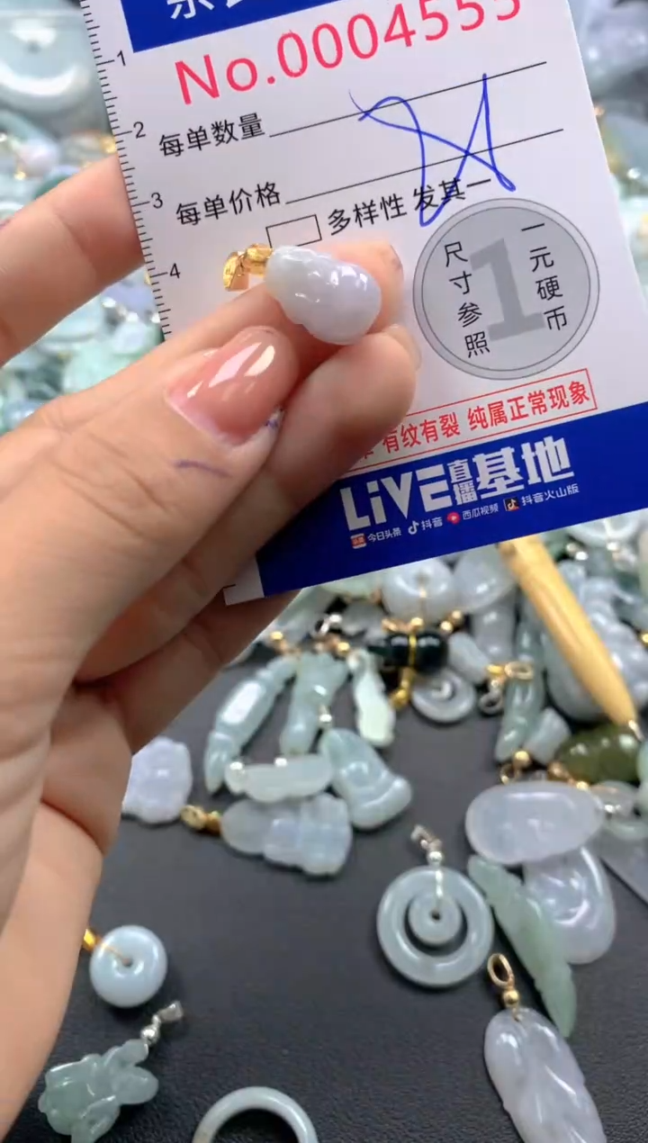 颈饰未镶嵌翡翠4555