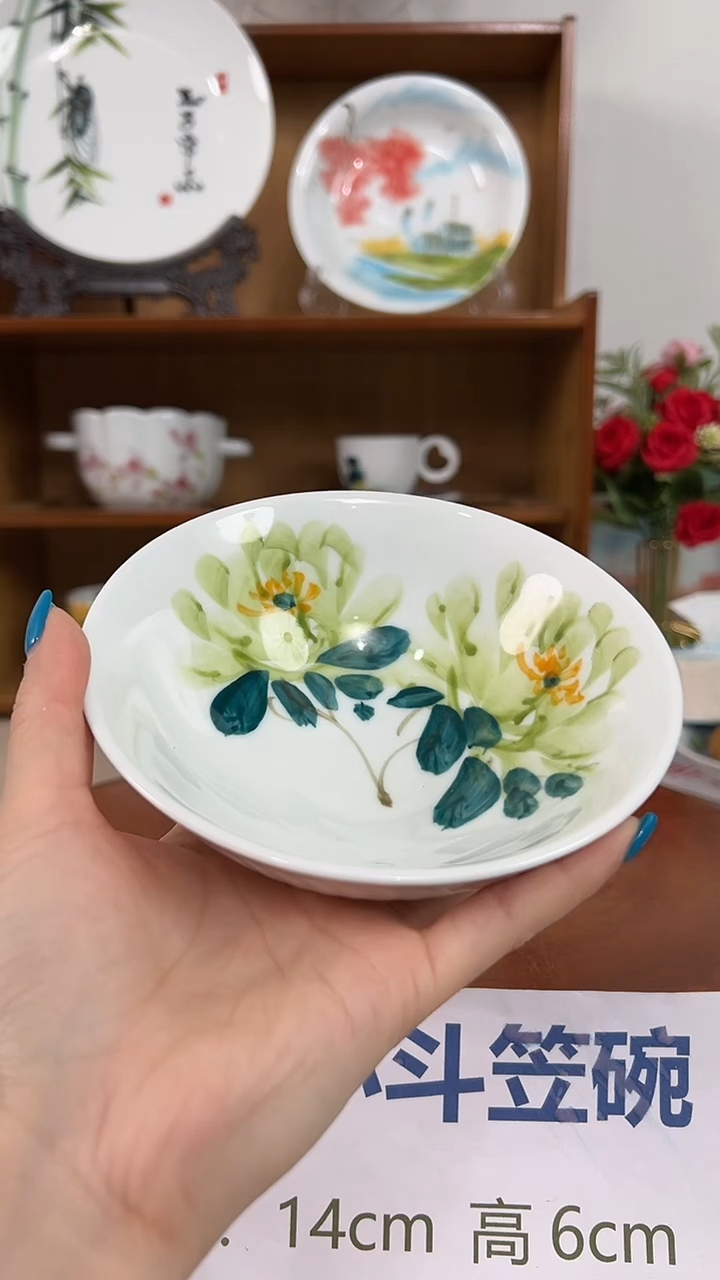 摆件景德镇手工手绘陶瓷