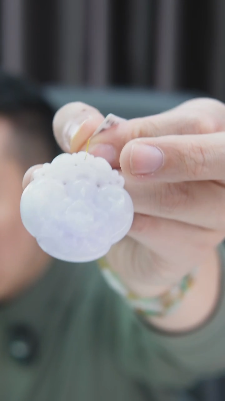 颈饰未镶嵌翡翠挂件H0014