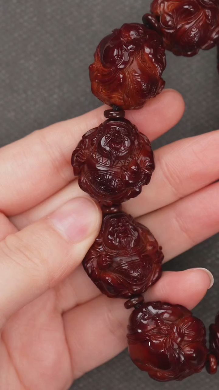 手串橄榄核一**候橄榄核手串