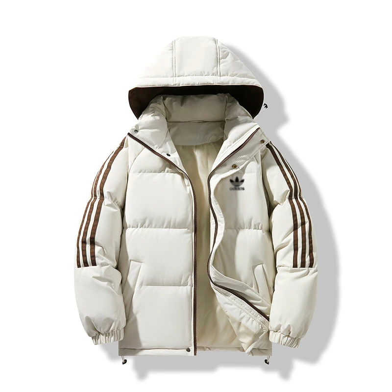 【奥莱撤柜】冬季新款棉衣连帽保暖运动时尚情侣款防风加厚棉服