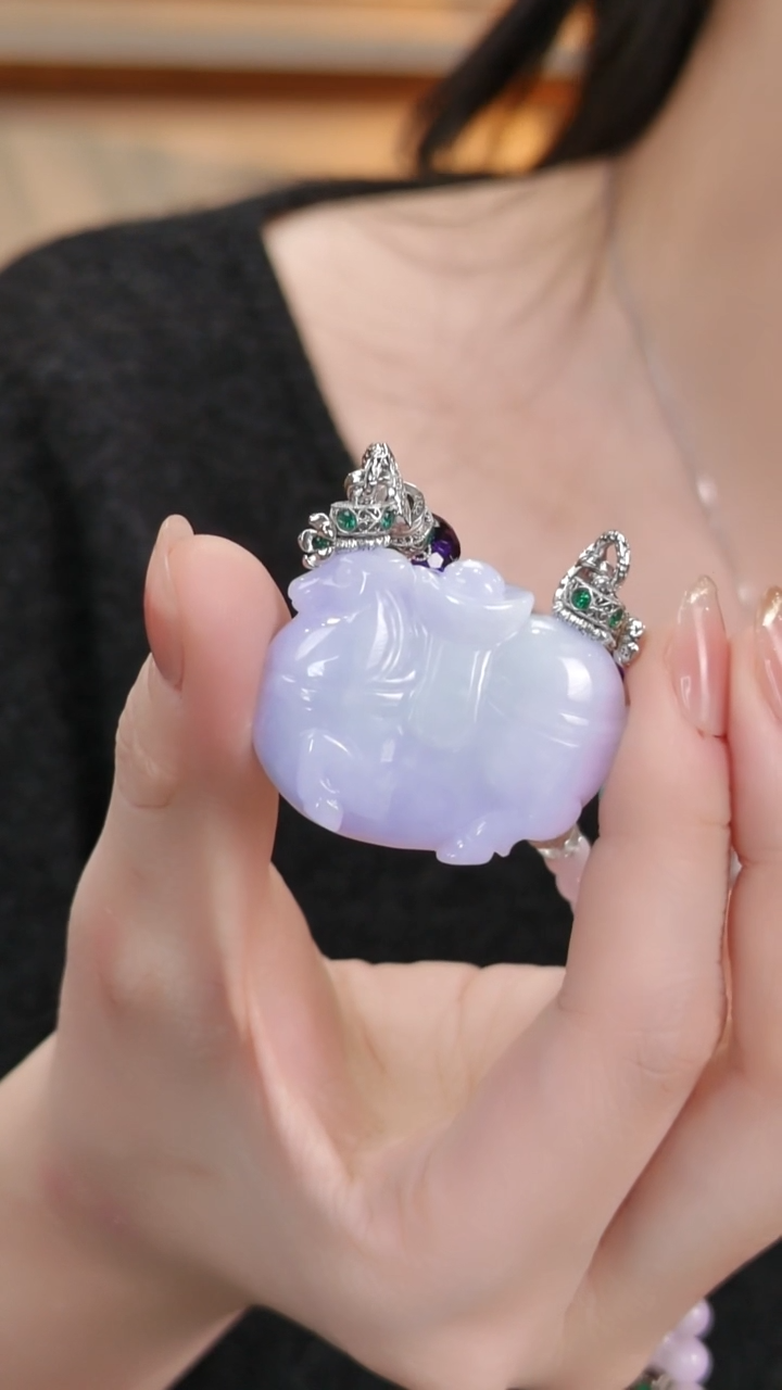 颈饰未镶嵌翡翠国风