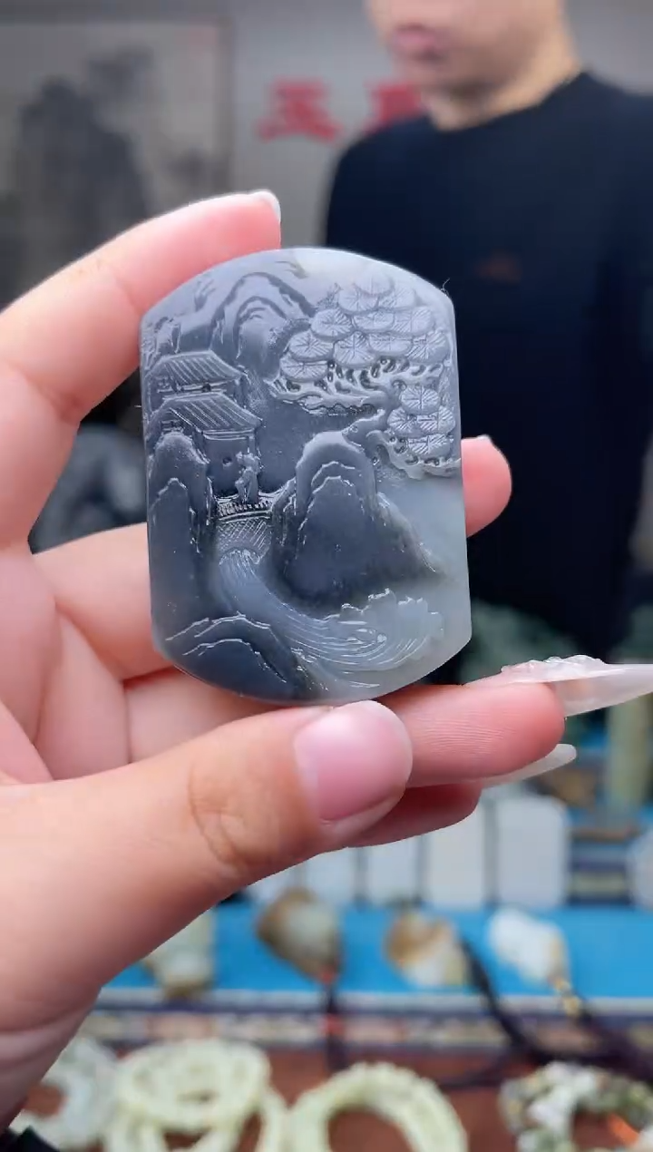 【闪购商品】和田玉未镶嵌挂件1