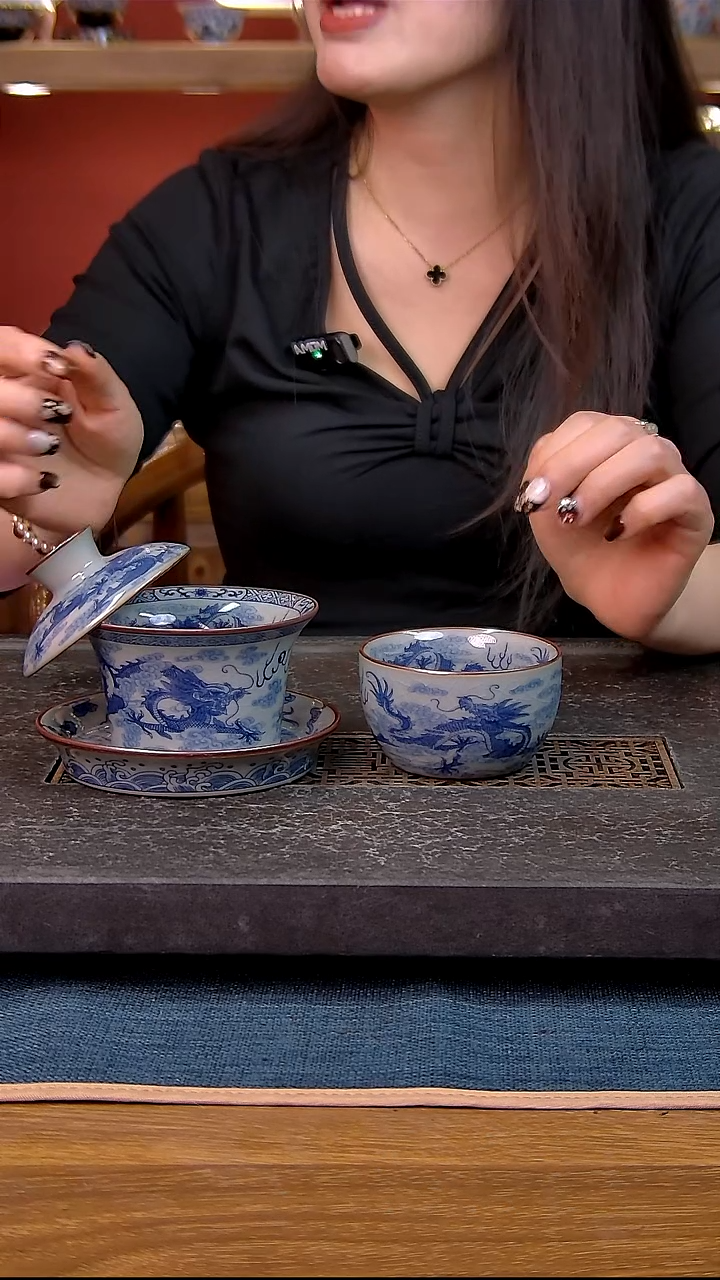 简装家用款2件套 老陶泥开片纹陶瓷茶具