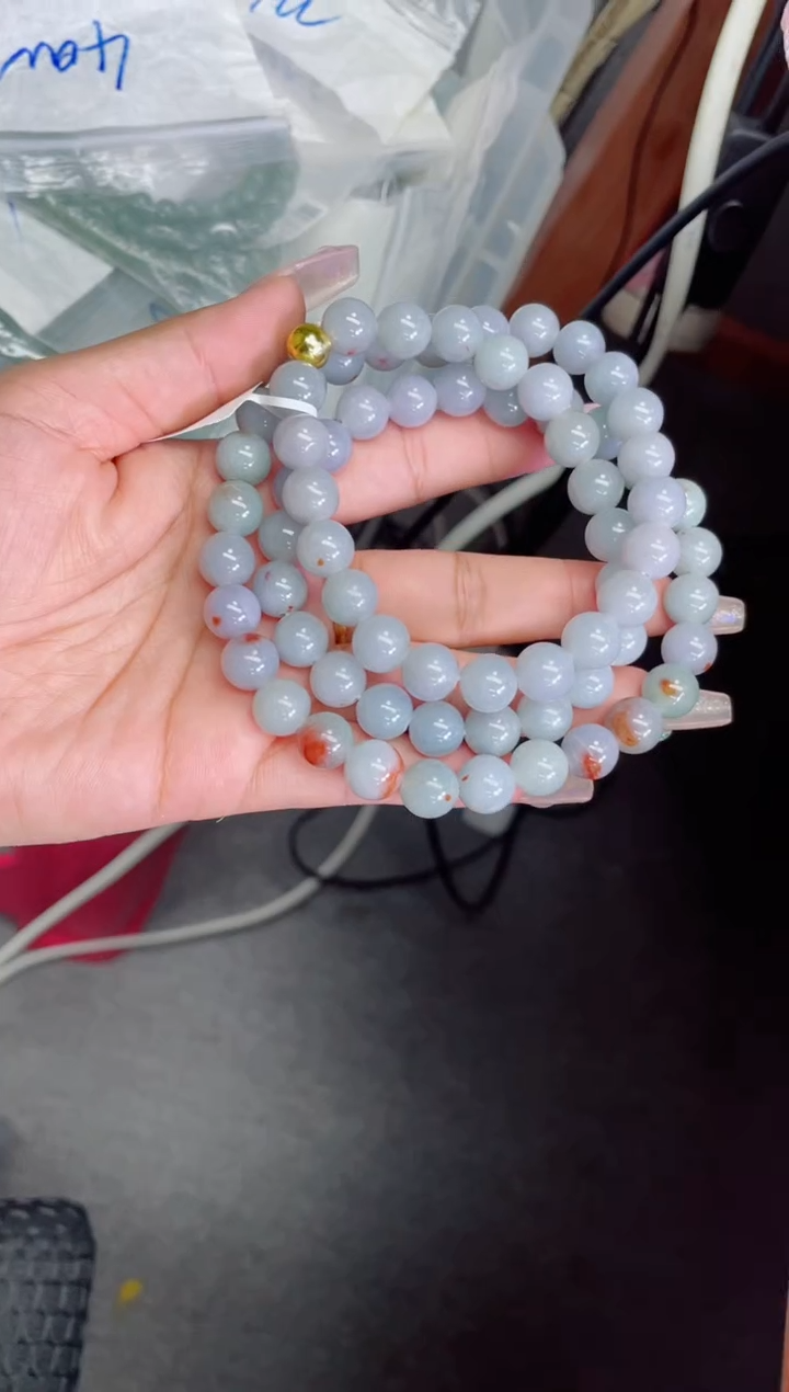 未镶嵌定制翡翠珠串