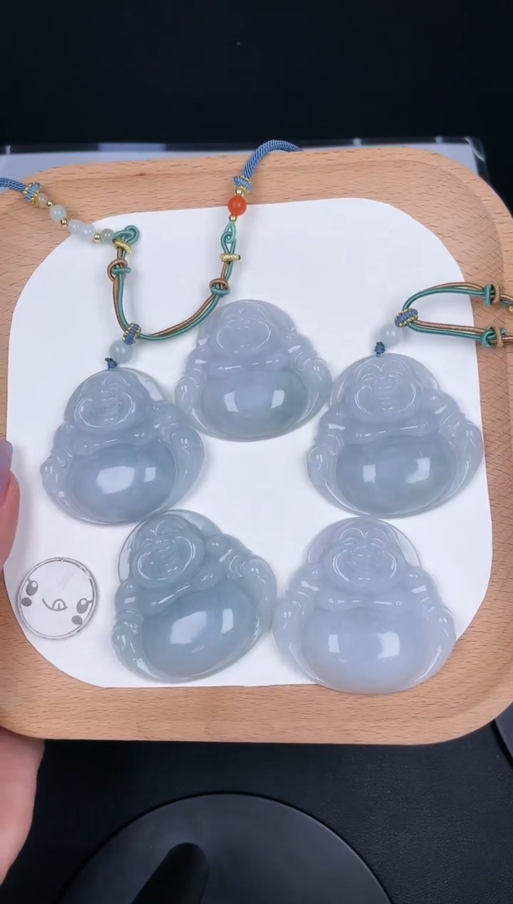 翡翠未镶嵌颈饰LC004翡翠冰果冻大佛（多样性发其一）