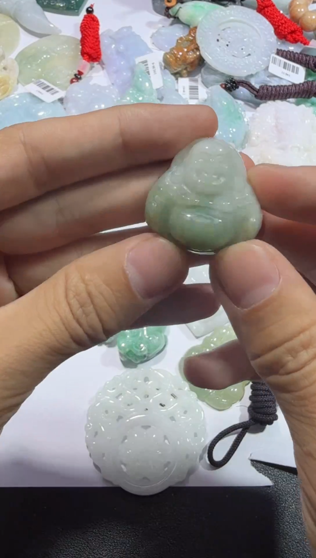 【闪购商品】翡翠颈饰未镶嵌00007564