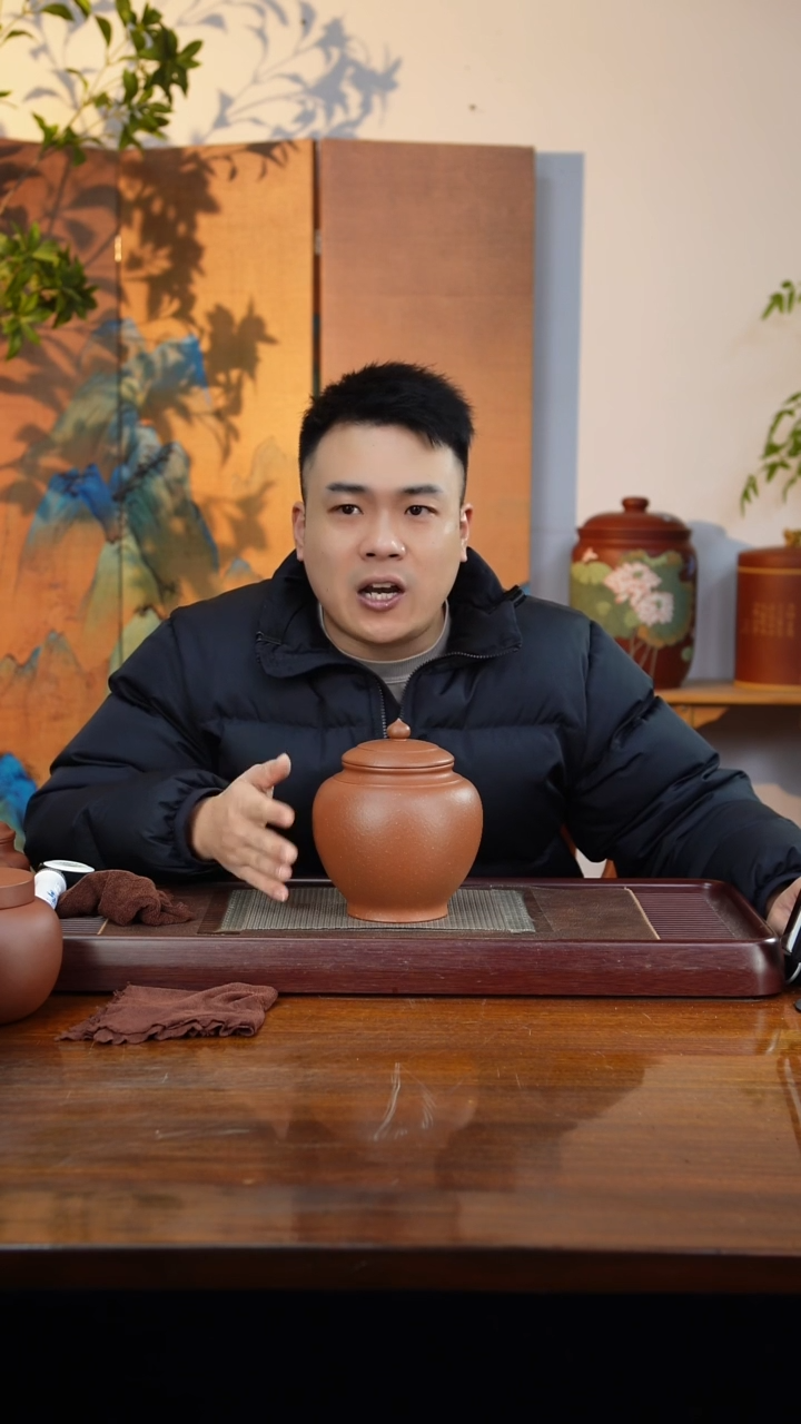 宜兴原矿紫砂茶叶罐