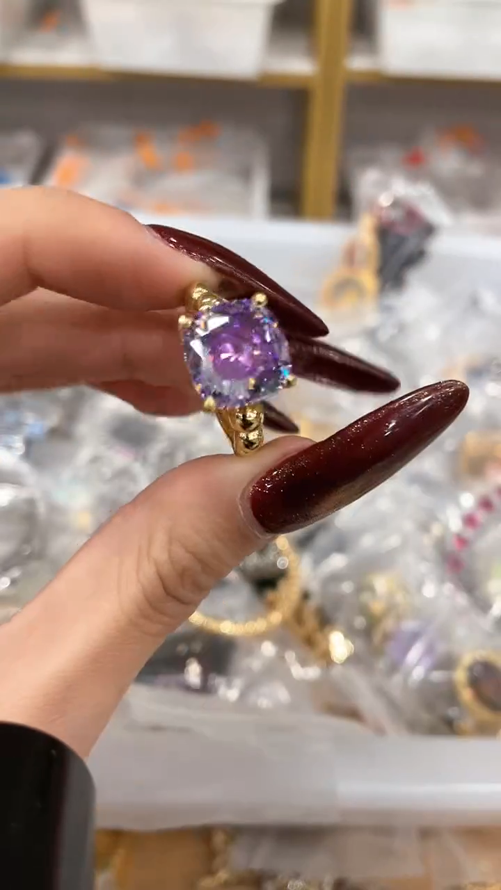 【闪购商品】合成钻石合金q743时尚气质饰品
