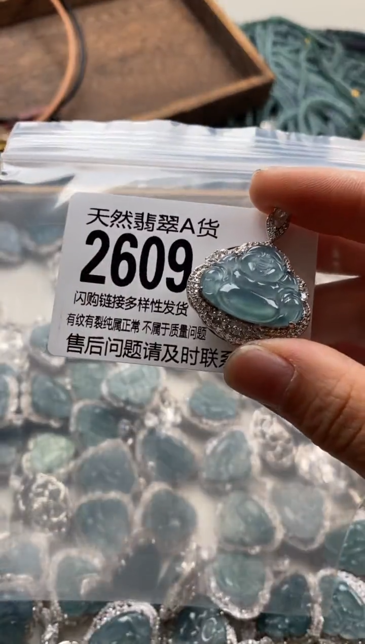 【闪购商品】翡翠颈饰未镶嵌翡翠2609