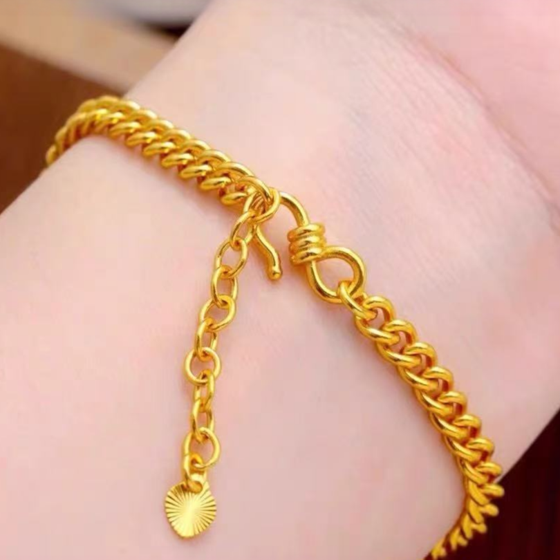 合金手链 4mm精美光面老板手链